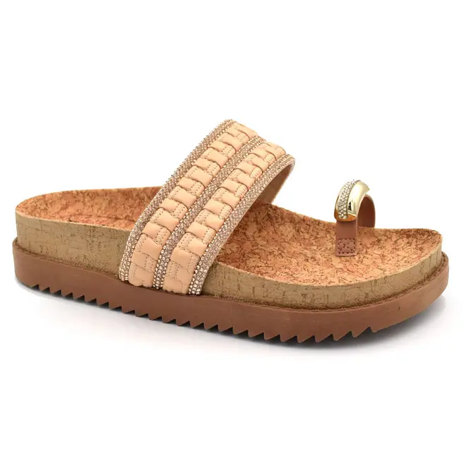 Papete Feminina Moleca Bege 5500.324.31937