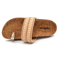 Papete Feminina Moleca Bege 5500.324.31937
