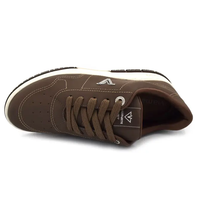 Tênis Casual Feminino Via Marte Marrom 219-011-12
