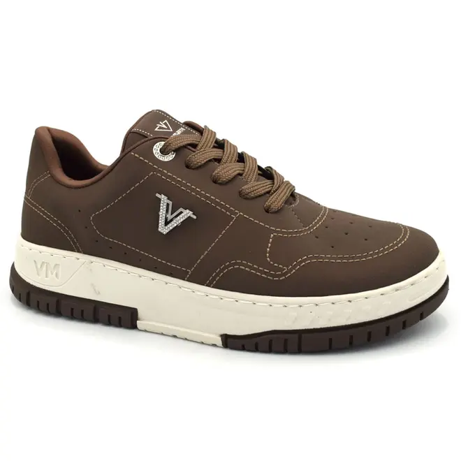 Tênis Casual Feminino Via Marte Marrom 219-011-12