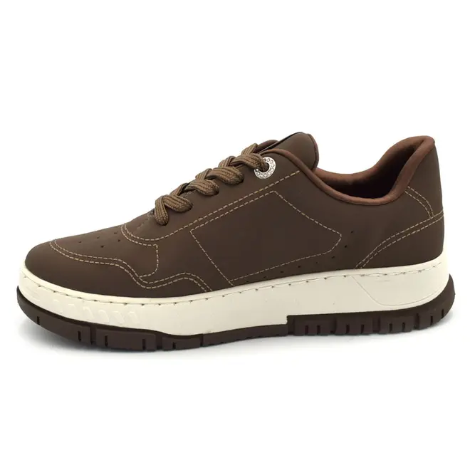 Tênis Casual Feminino Via Marte Marrom 219-011-12