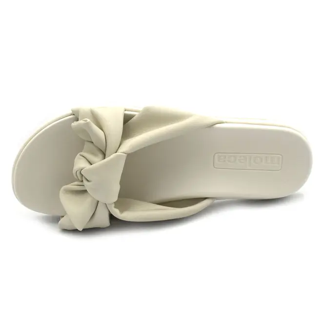 Papete Feminina Moleca Off White 5490.132.29292