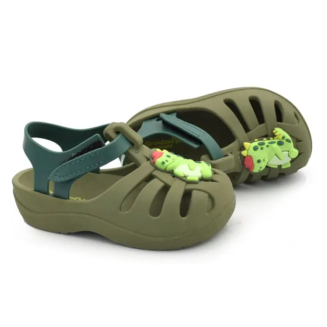 Babuche Infantil Grendene Lumy Verde 23488