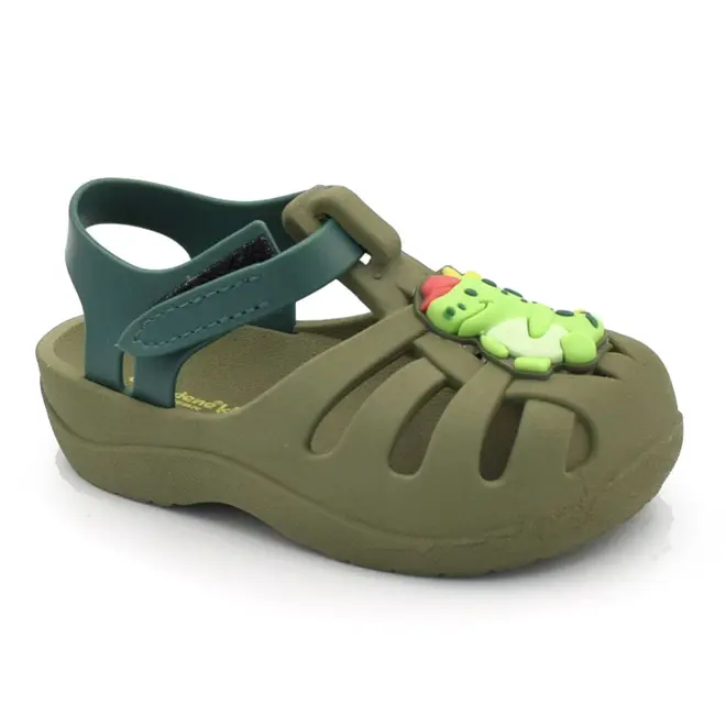 Babuche Infantil Grendene Lumy Verde 23488