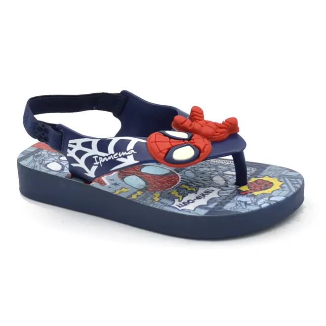 Chinelo Infantil de Menino Ipanema Spidey Baby Azul 27513