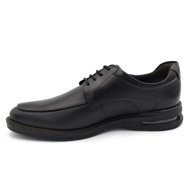 Sapato Social de Couro Democrata Air Magnun Preto 593101