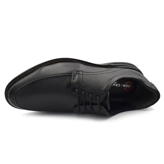 Sapato Social de Couro Democrata Air Magnun Preto 593101