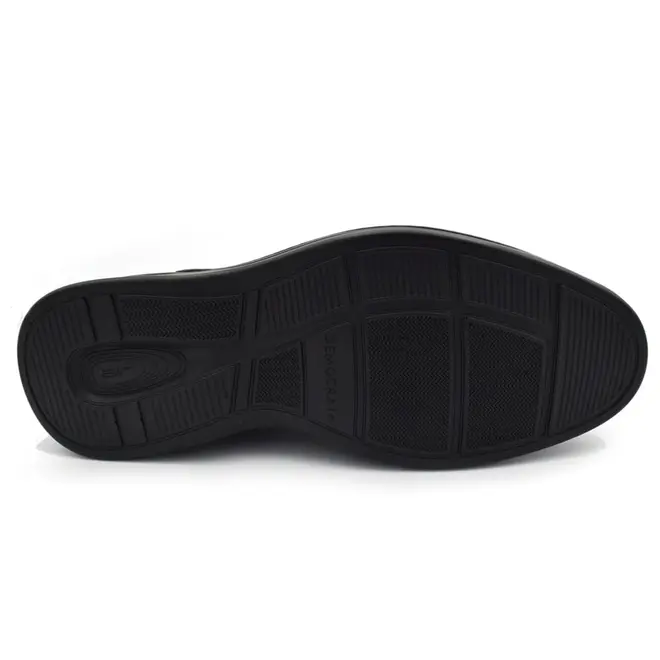 Sapato Social de Couro Democrata Air Magnun Preto 593101
