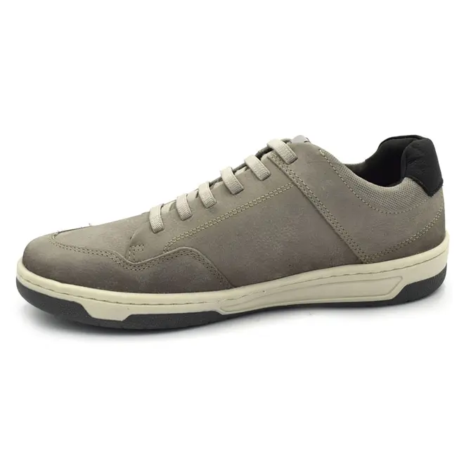 Sapatênis de Couro Masculino Ferracini Vox Cinza 8064
