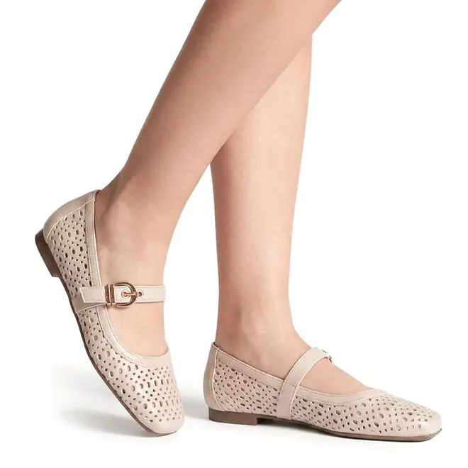 Sapatilha Mary Jane Feminina Via Marte Off White 048-015-01 NP