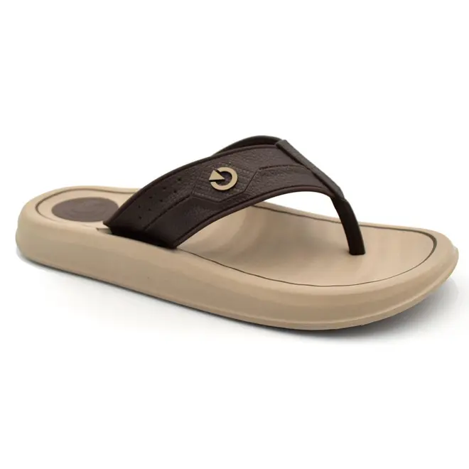 Chinelo Masculino Cartago Ravena  Bege 12706