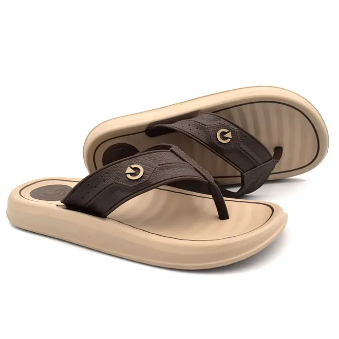 Chinelo Masculino Cartago Ravena  Bege 12706