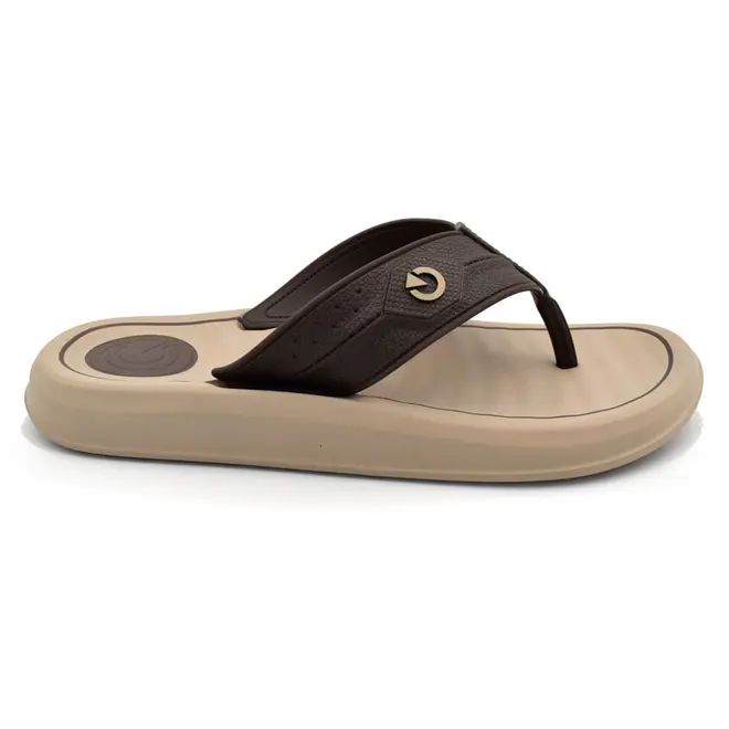 Chinelo Masculino Cartago Ravena  Bege 12706
