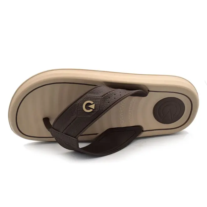 Chinelo Masculino Cartago Ravena  Bege 12706