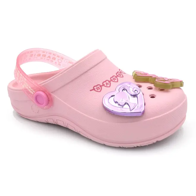 Babuche de Menina Barbie Pop Pins com Mochila do 23 ao 31 Rosa 23340