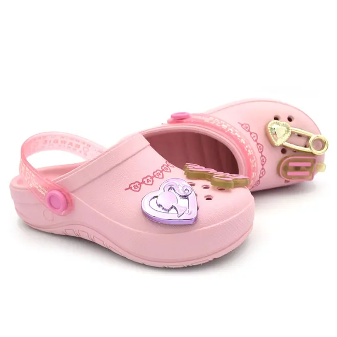 Babuche de Menina Barbie Pop Pins com Mochila do 23 ao 31 Rosa 23340