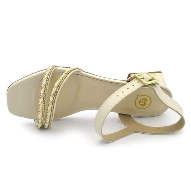 Sandália de Menina Molekinha do 26 ao 34 Off White 2347.107.31454