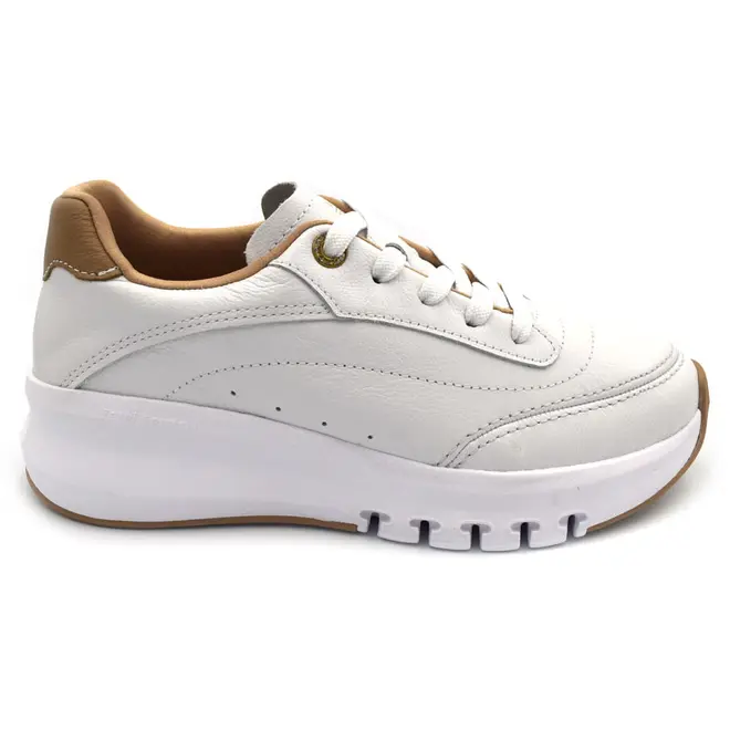Tênis de Couro Feminino Ramarim Total Comfort Branco 2677101