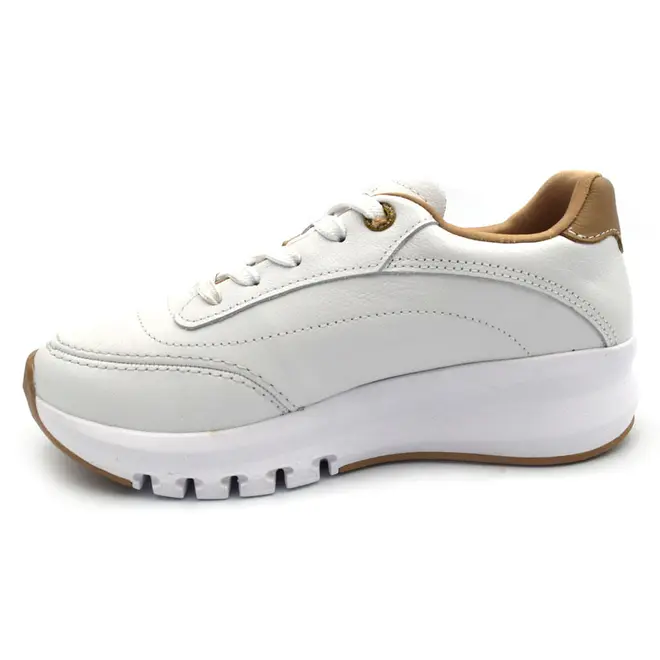 Tênis de Couro Feminino Ramarim Total Comfort Branco 2677101