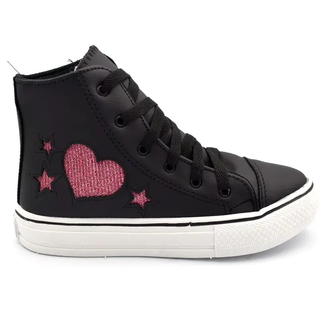 Tênis de Menina Ykes Preto 3140