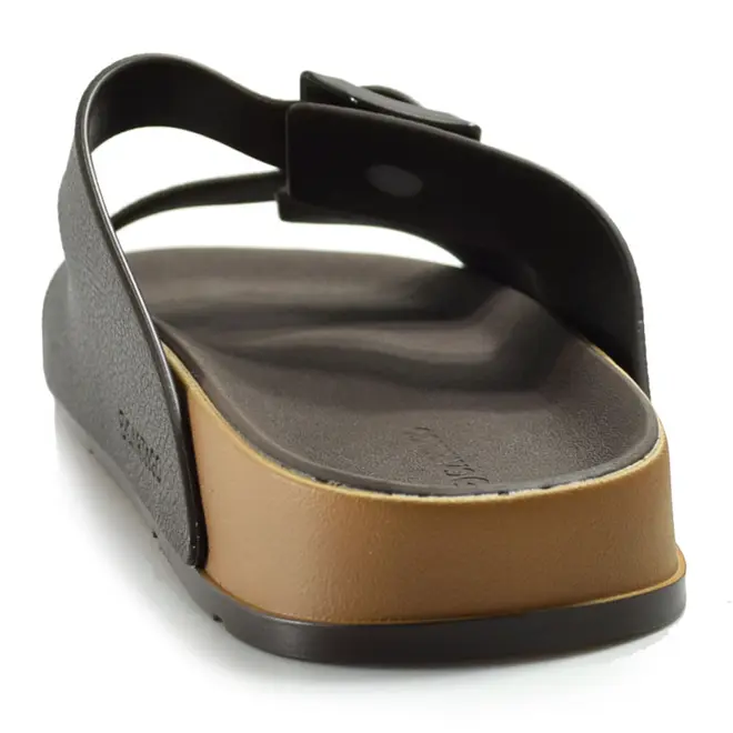 Chinelo Slide Masculino Cartago Milão Plus Marrom 12501