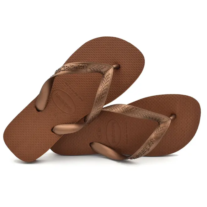 Chinelo Havaianas Top Tiras Marrom 4137428