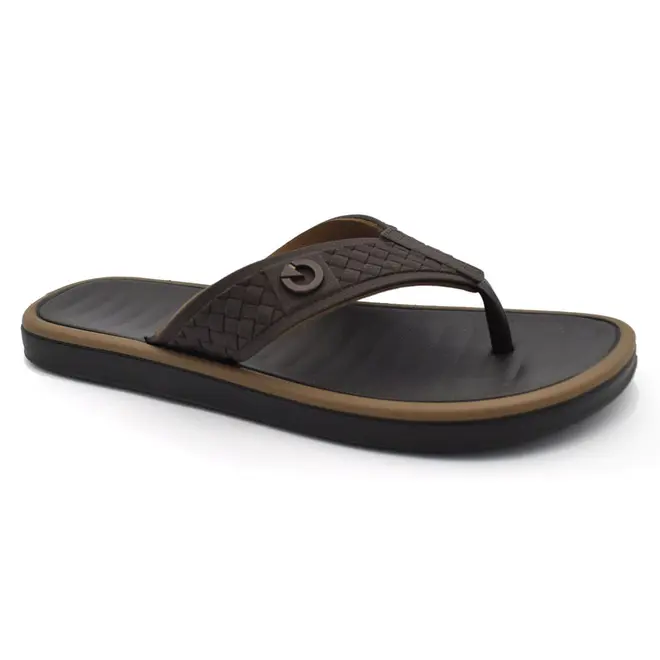 Chinelo Masculino Cartago Coimbra III Marrom 12654