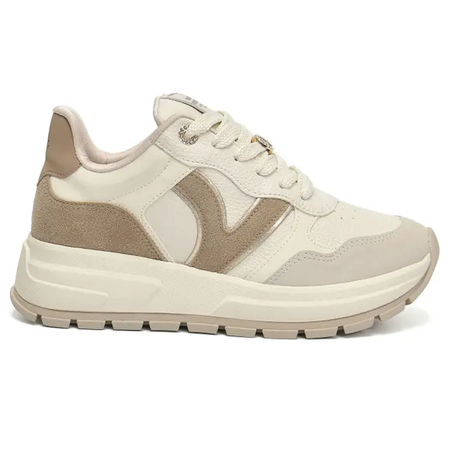 Tênis Casual Feminino Via Marte Creme 242-019-10