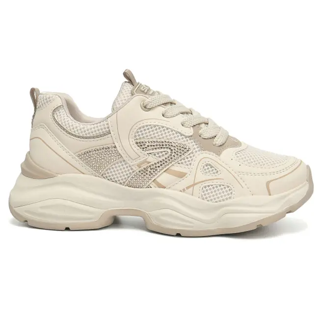 Tênis Casual Feminino Via Marte Creme 158-025-09