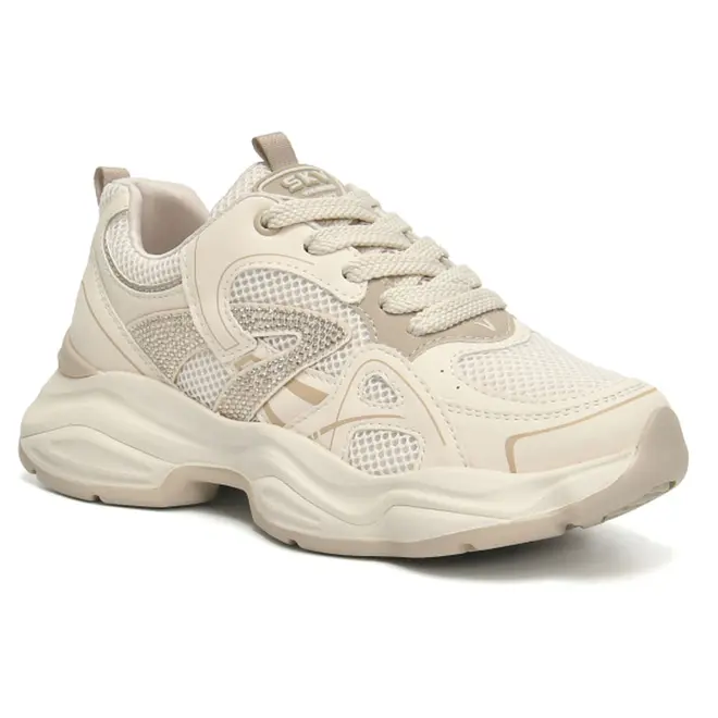 Tênis Casual Feminino Via Marte Creme 158-025-09