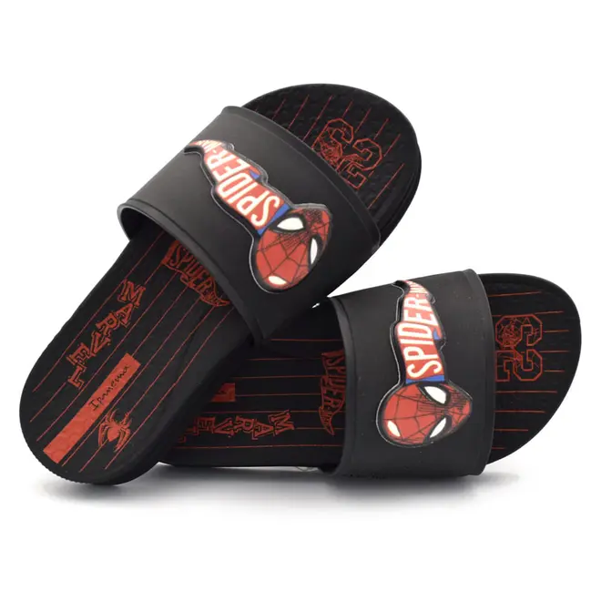 Chinelo Slide de Menino Ipanema Marvel Preto 27520