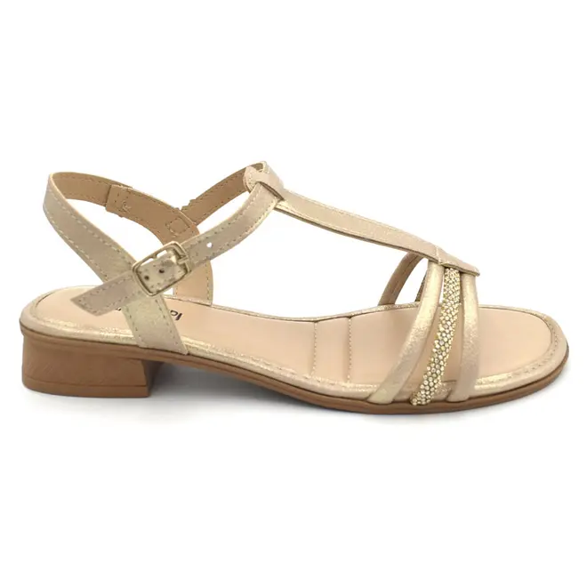 Sandália Feminina Mississipi Bege J2293