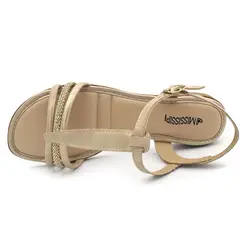 Sandália Feminina Mississipi Bege J2293