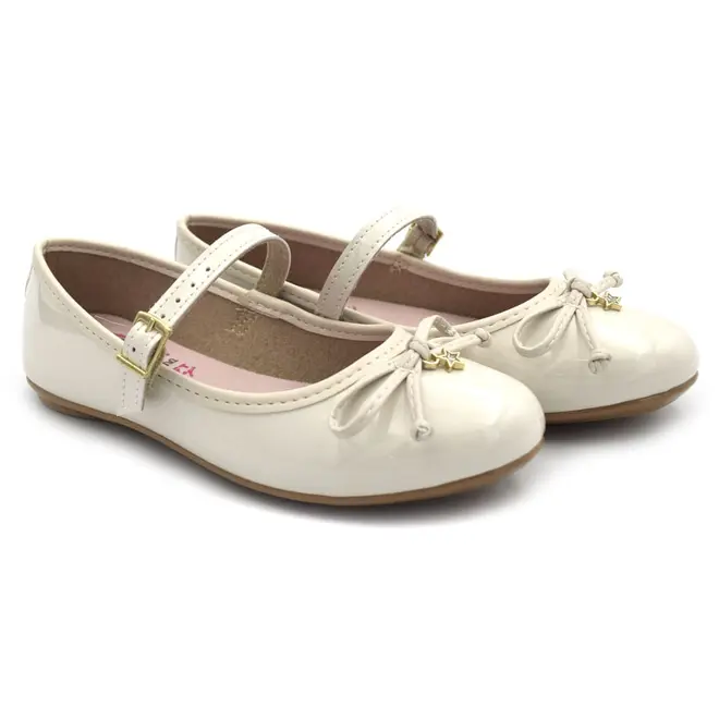 Sapatilha Infantil Molekinha do 26 ao 34 Off White 2502.1009.13488
