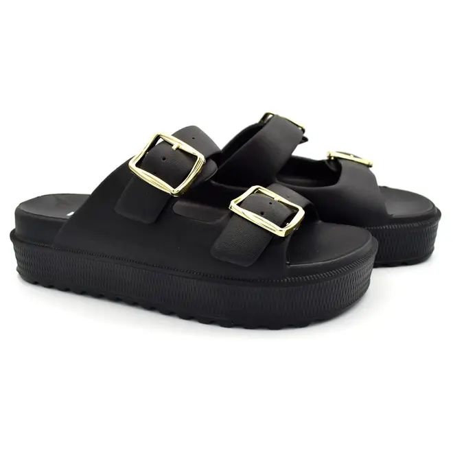 Papete Feminina Moleca Preto 5577.100.31994