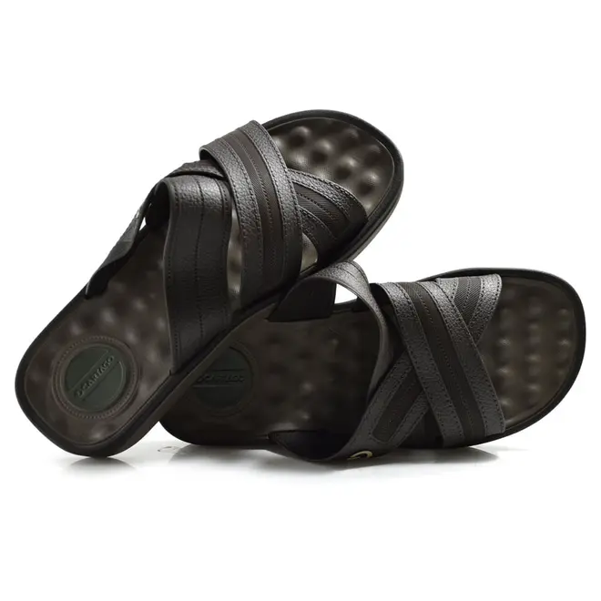 Chinelo Slide Masculino Cartago Alabama Marrom 12203