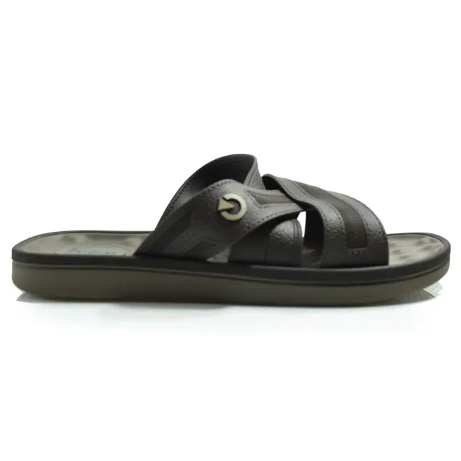 Chinelo Slide Masculino Cartago Alabama Marrom 12203