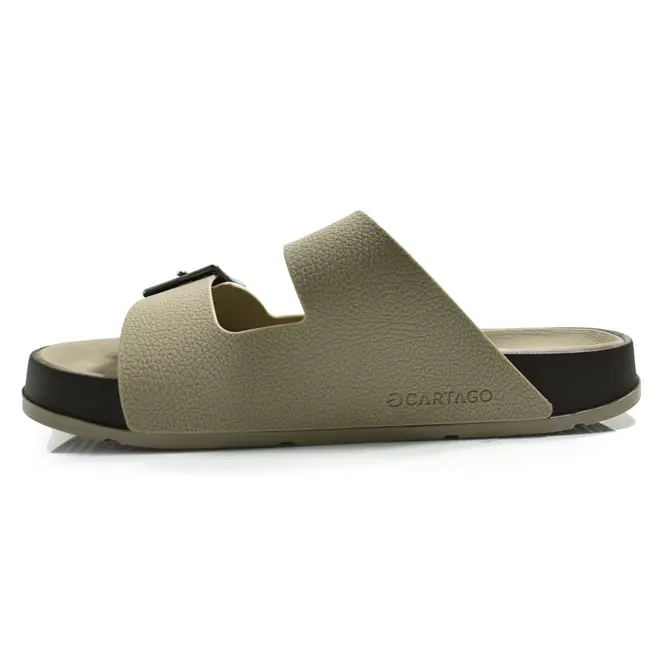 Chinelo Slide Masculino Cartago Milão Plus Bege 12501