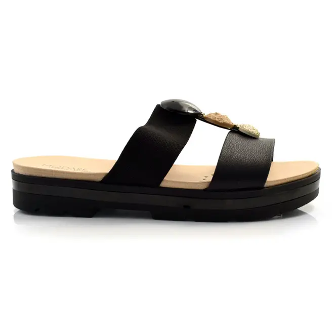 Sandália Flat Feminina Modare Preto 7132.138.22454