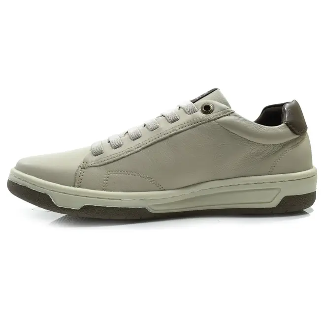 Sapatênis Masculino de Couro Ferracini Vox Creme 8052