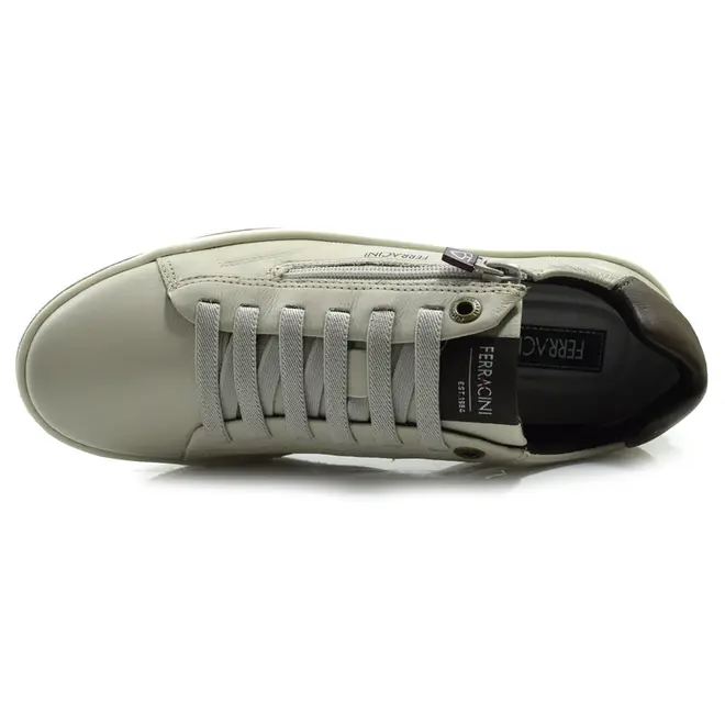 Sapatênis Masculino de Couro Ferracini Vox Creme 8052