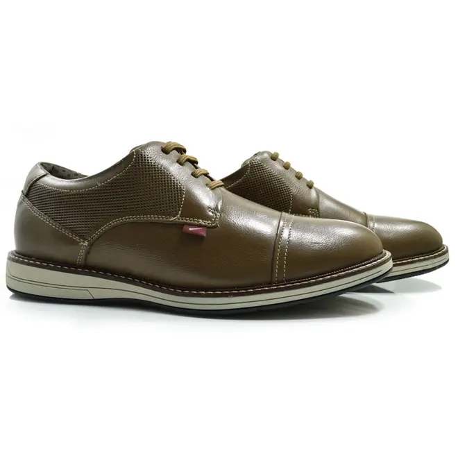 Sapato Social de Couro Ferracini Kingston Marrom 6151