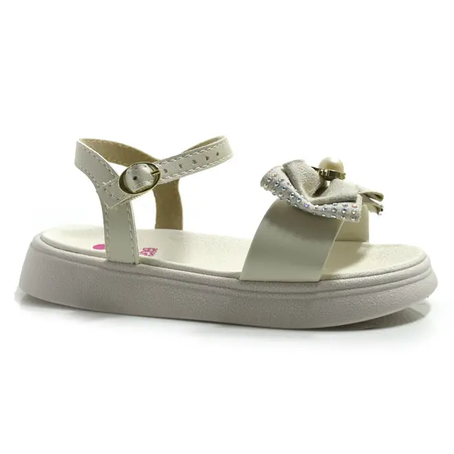 Papete Infantil Molekinha do 17 ao 25 Off White 2733.110.9569