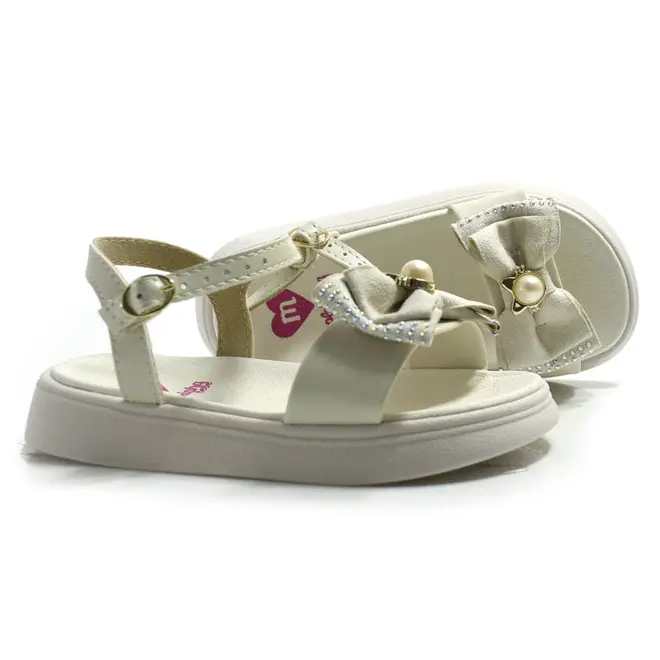 Papete Infantil Molekinha do 17 ao 25 Off White 2733.110.9569
