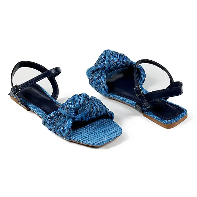 Sandália Itapuã Flat Nó Marinho Feminino