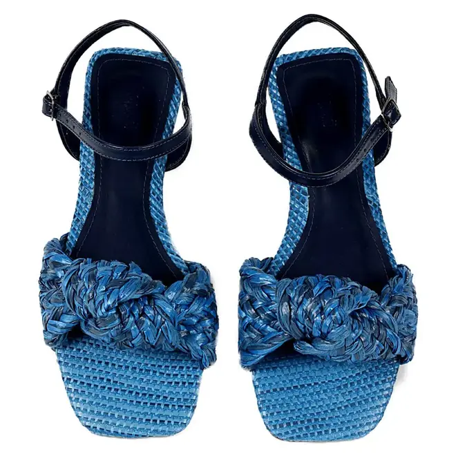 Sandália Itapuã Flat Nó Marinho Feminino