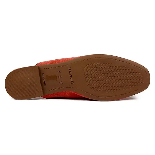Tamanco Mule Itapuã Couro Coral Feminino