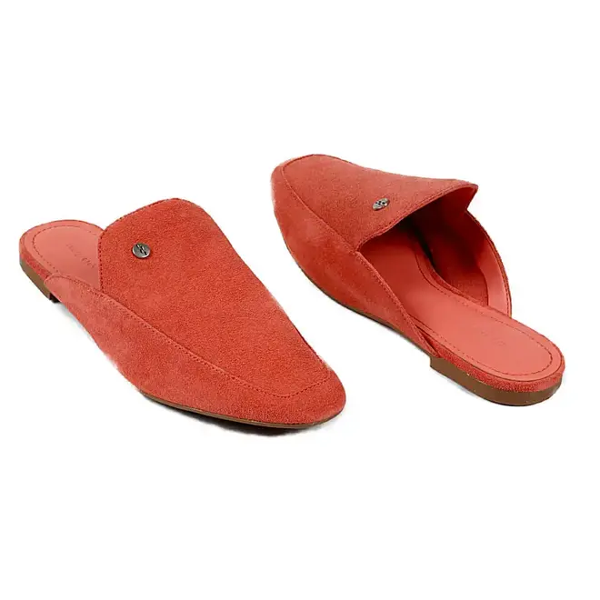Tamanco Mule Itapuã Couro Coral Feminino