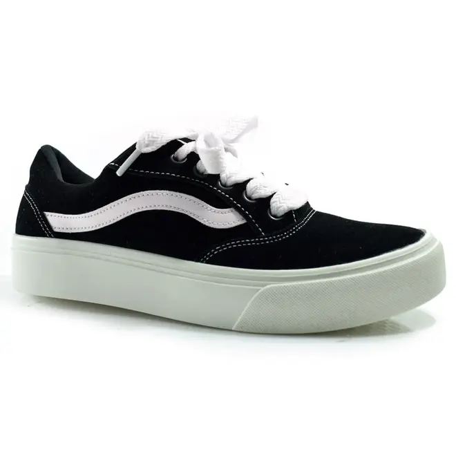 Tênis Casual Feminino Quiz Preto 69-1884-55