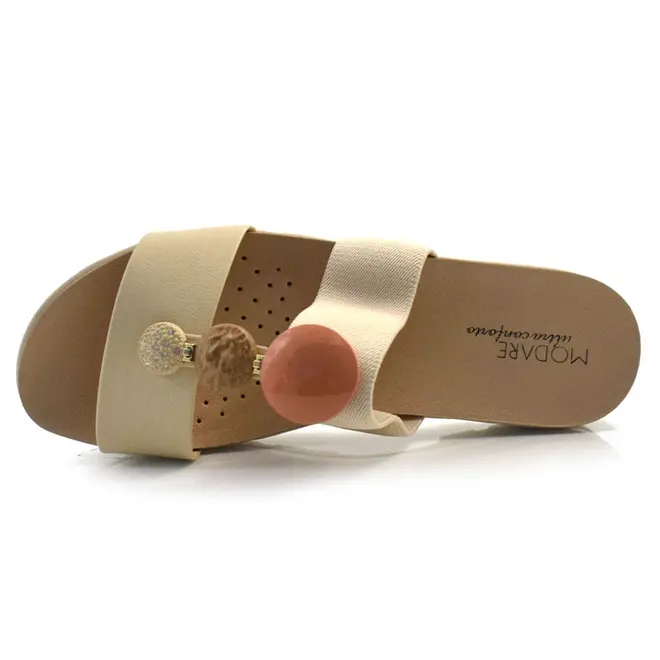Sandália Flat Feminina Modare Off White 7132.138.22454